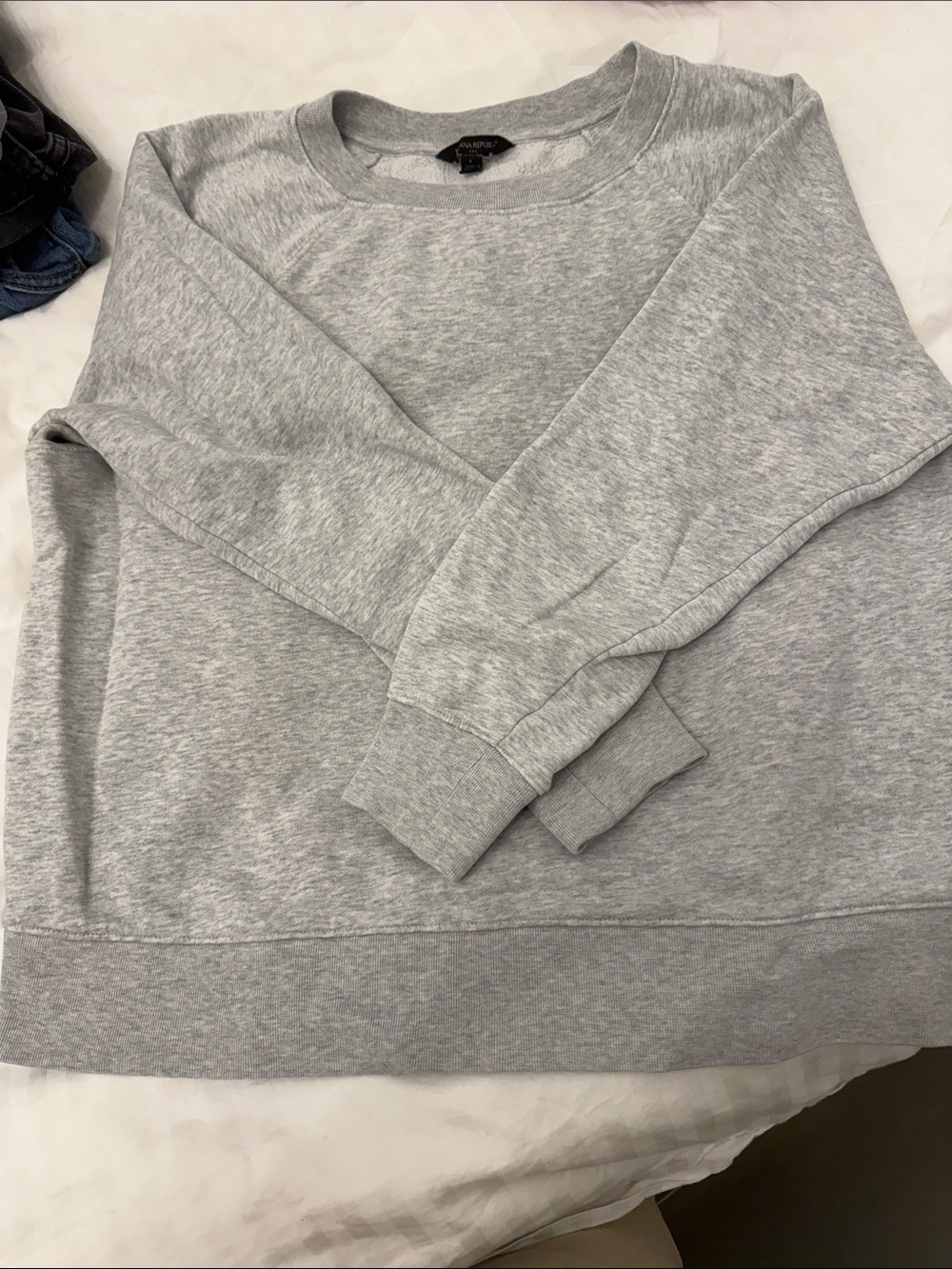 Banana Republic Heather Gray Crewneck Sweatshirt
